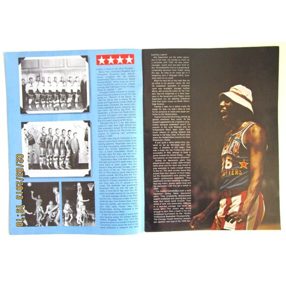 Vintage Magazine - Harlem Globetrotters'76 50th Anniversary Issue - RARE Sports - Picture 3 of 8